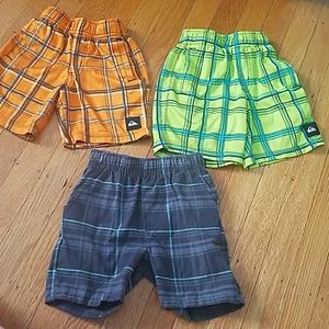 3 pairs of Quicksilver shorts.